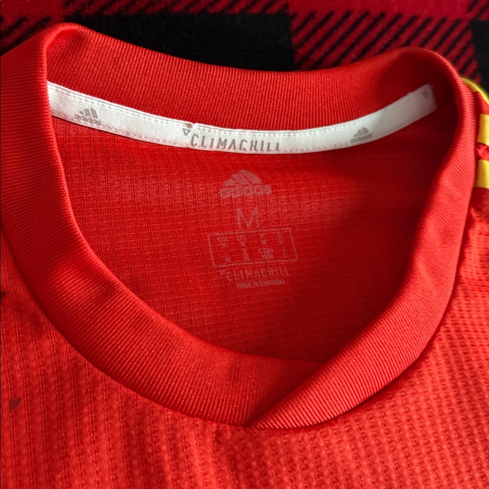 Spain 🇪🇸 #22 Isco 2018 FIFA World Cup Adidas Home Player Edition Jersey - Picture 5 of 9